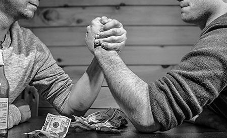 stock arm wrestling photo