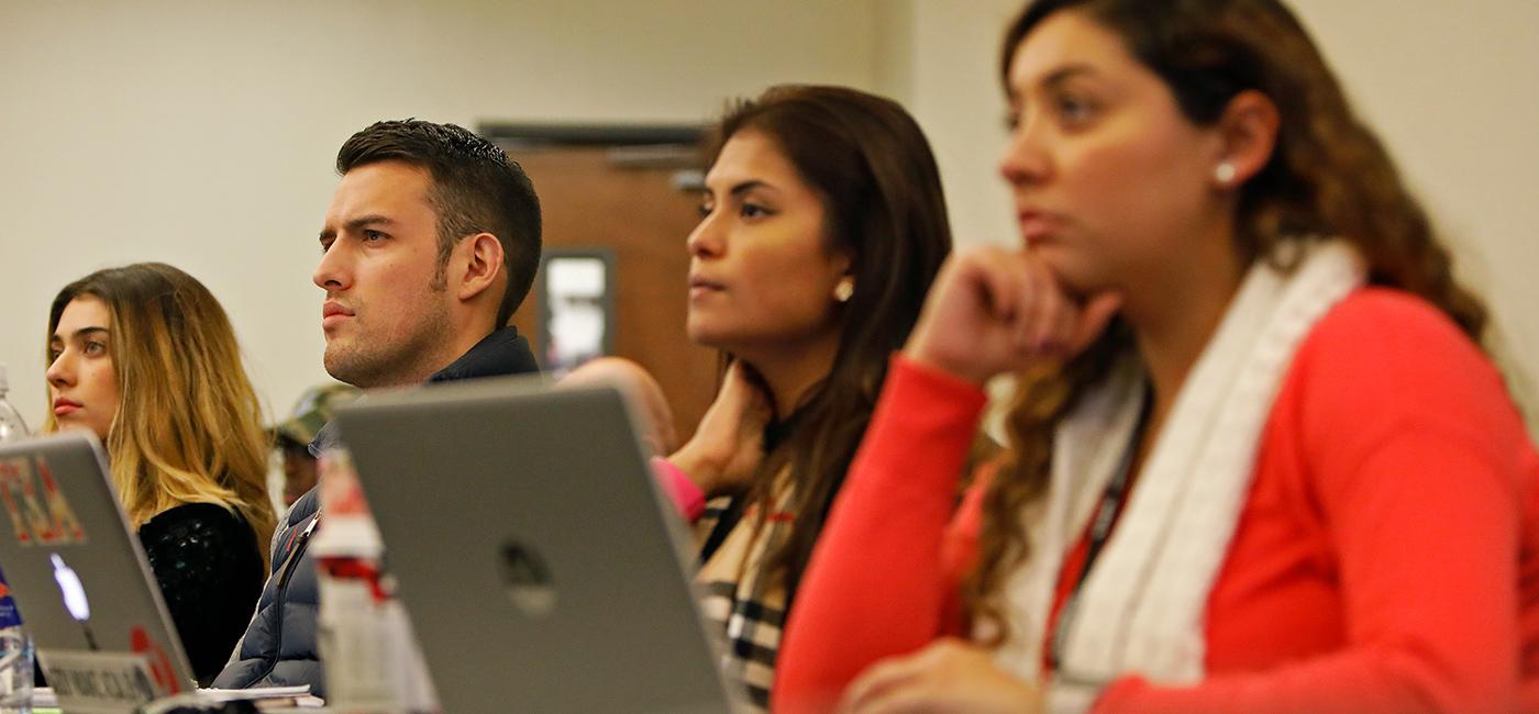 Students in UIW's MHA program